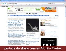 elpais.com en firefox