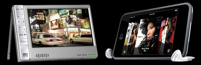 iPod Touch versus Archos 605
