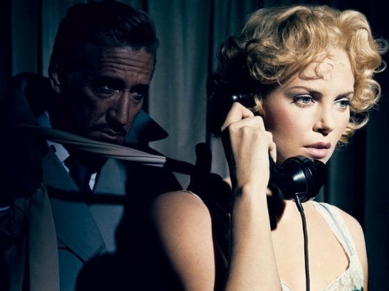 Charlize Theron en una escena de "Un crimen perfecto", de Alfred Hitchcock.