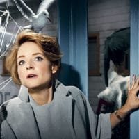Jodie Foster en una escena de "Pájaros", de Alfred Hitchcock.