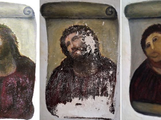 Restauración del Ecce Homo de Borja