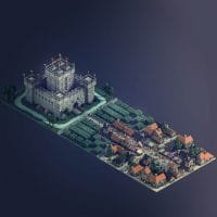 Ciudad Medieval, por Sir Carma (Voxel Art)