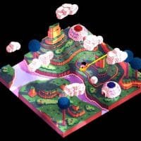 Sir Carma Dragon Ball Voxel Art