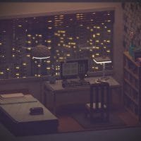 Habitación silenciosa, por Sir Carma (Voxel Art)