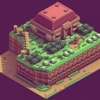 Sir Carma Zelda Voxel Art