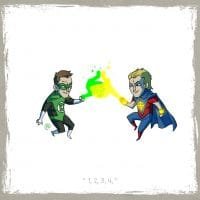 Green Lantern vs Quasar