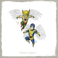 Hawkman vs Angel