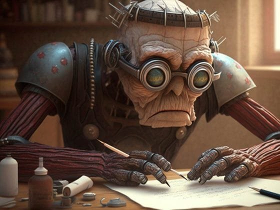 IA Writer, by Midjourney